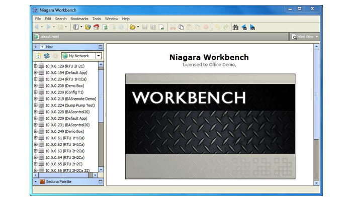 Niagara Workbench AX作为Sedona工具