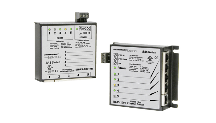 BAS交换机系列 —用于浅层机柜和布线系统