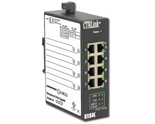  蝎王 PoE千兆交换机 —高速，紧凑的尺寸